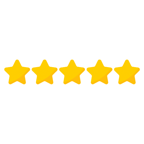 5 Star Google Reviews.