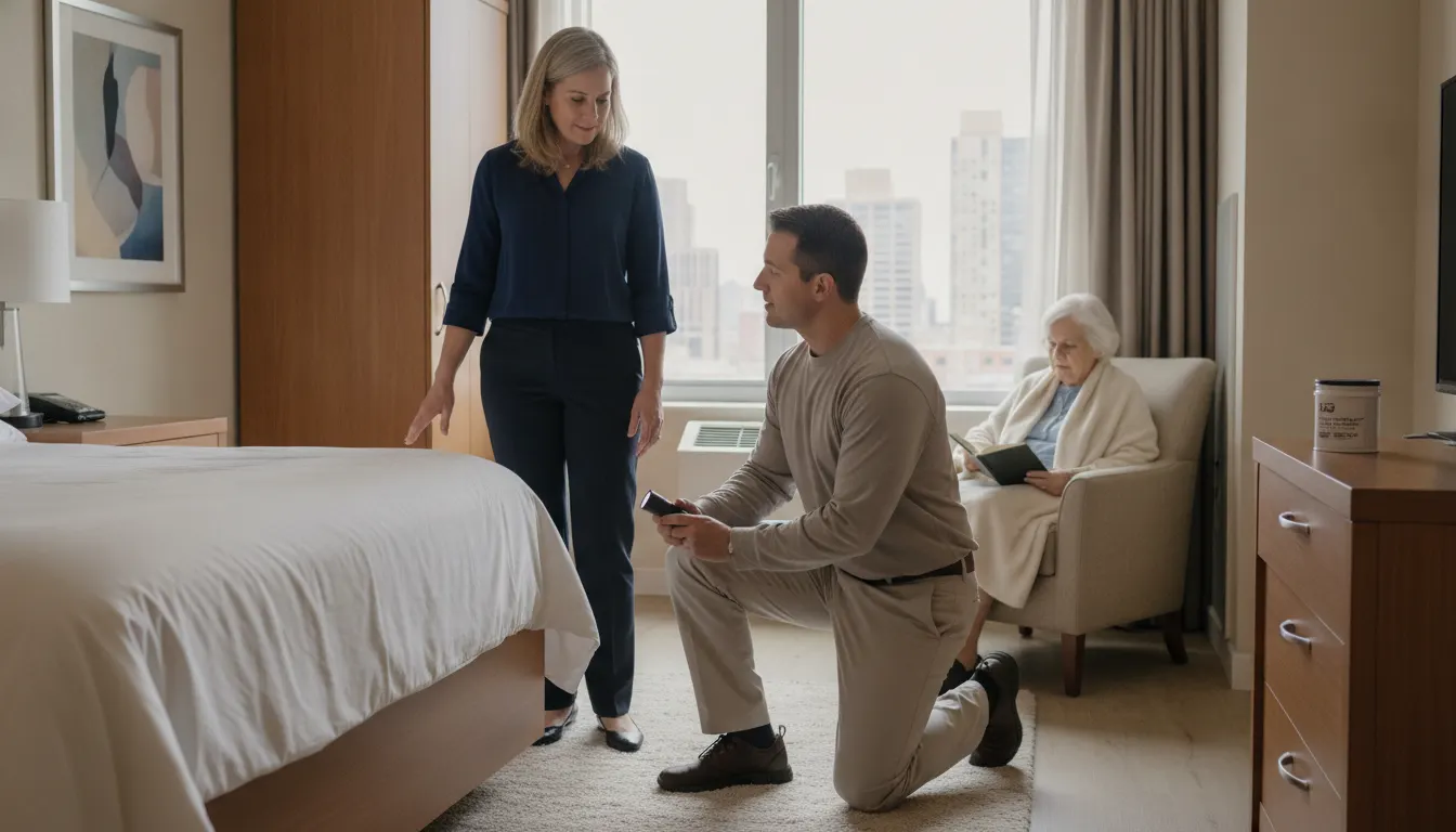 Bed bug protocol nursing homes assisted living teams can use during a respectful resident room inspection